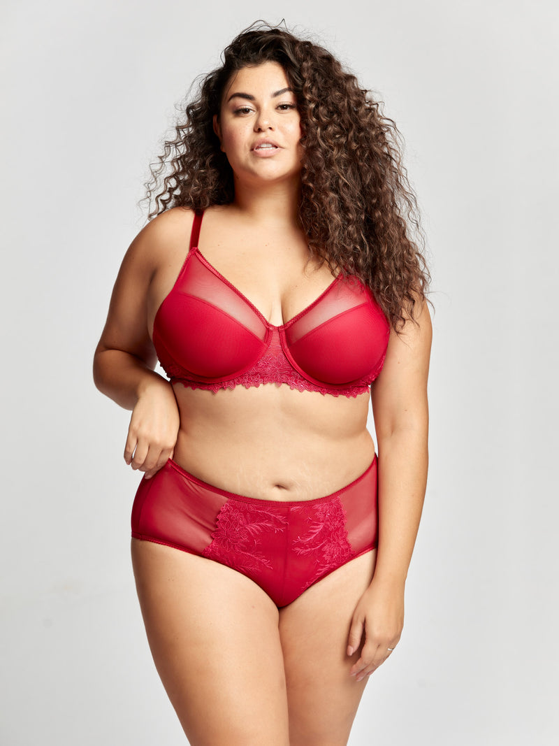 Elle Plunge Bra | Wine